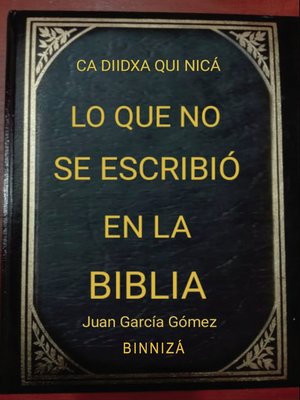 cover image of CA DIIDXA QUI NICÁ